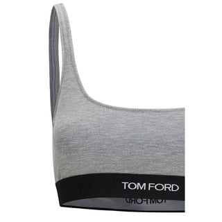 Tom Ford Gray Modal Sport Bra