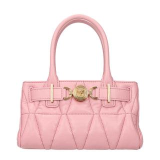 Versace Pink Leather Handbag
