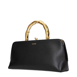 Jil Sander Black Leather Handbag