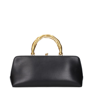 Jil Sander Black Leather Handbag