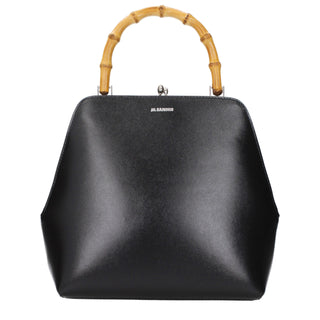 Jil Sander Black Leather Handbag