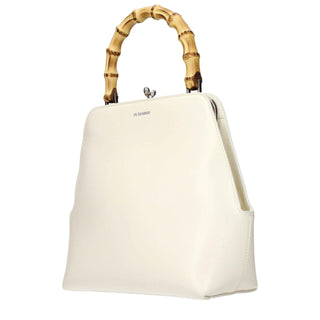 Jil Sander Beige Leather Handbag