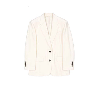 Brunello Cucinelli White Viscose Blazer