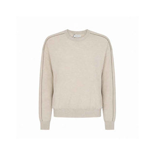 Brunello Cucinelli Beige Cashmere Sweatshirt