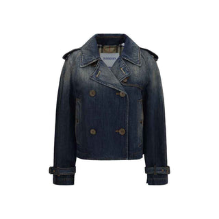 Burberry Blue Cotton Denim Jacket