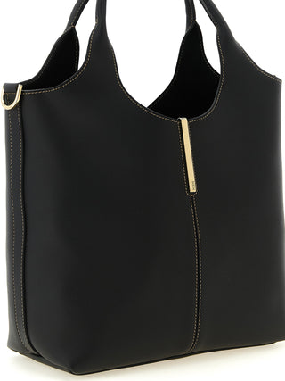 Tod's Black Calfskin Tote Bag
