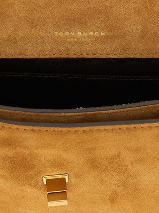 Tory Burch Brown Calfskin Shoulder Bag