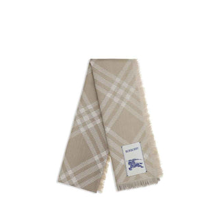 Burberry Beige Wool Oves Aries Scarf