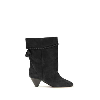 Isabel Marant Black Calf Leather Bos Taurus Boots