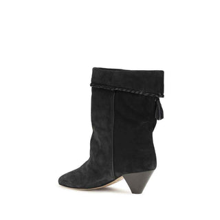 Isabel Marant Black Calf Leather Bos Taurus Boots