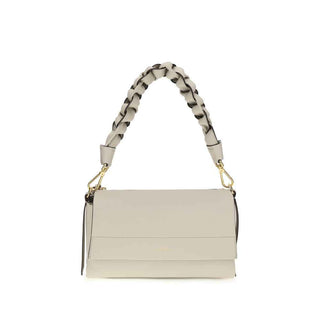 Coccinelle Beige Calf Leather Bos Taurus Shoulder Bag
