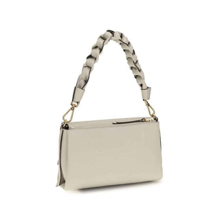 Coccinelle Beige Calf Leather Bos Taurus Shoulder Bag