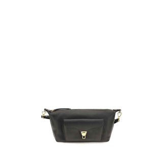 Coccinelle Black Calf Leather Bos Taurus Shoulder Bag