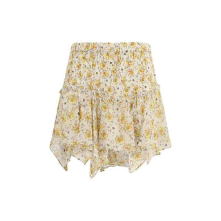 Isabel Marant Étoile Beige Viscose Mini Skirt