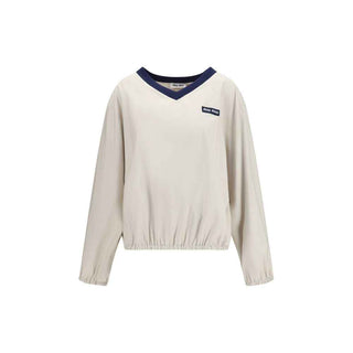 Miu Miu Beige Recycled Polyester Sweatshirt
