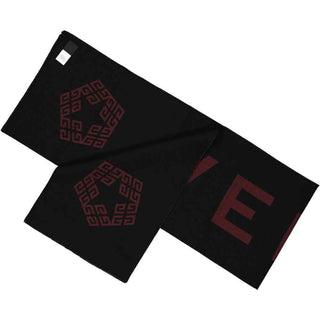 Givenchy Black Virgin Wool Scarf