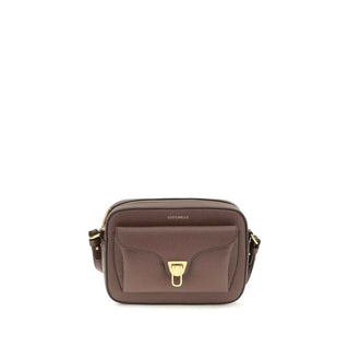 Coccinelle Brown Calf Leather Bos Taurus Shoulder Bag
