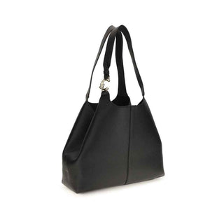 Coccinelle Black Calf Leather Bos Taurus Shoulder Bag