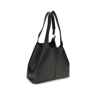 Coccinelle Black Calf Leather Bos Taurus Shoulder Bag