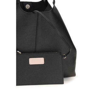 Coccinelle Black Calf Leather Bos Taurus Shoulder Bag