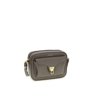 Coccinelle Brown Calf Leather Bos Taurus Shoulder Bag