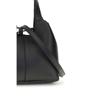 Coccinelle Black Calf Leather Bos Taurus Shoulder Bag