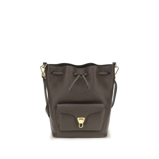 Coccinelle Brown Calf Leather Bos Taurus Shoulder Bag