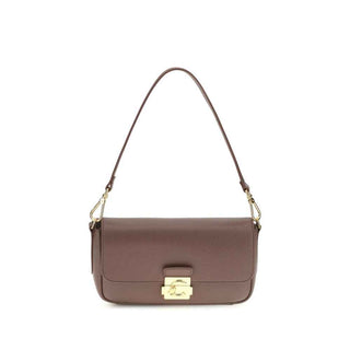 Coccinelle Brown Calf Leather Bos Taurus Shoulder Bag