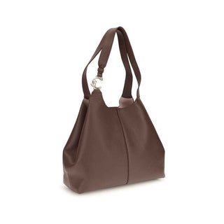 Coccinelle Beige Calf Leather Bos Taurus Shoulder Bag