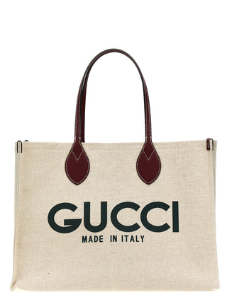 Gucci Beige Polyethylene Tote Bag