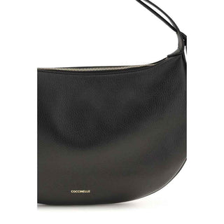 Coccinelle Black Calf Leather Bos Taurus Shoulder Bag