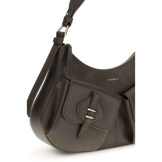 Coccinelle Brown Calf Leather Bos Taurus Shoulder Bag