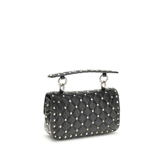 Valentino Garavani Black Lamb Ovis Aries Aries Shoulder Bag