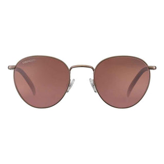 Serengeti Brown Metal Sunglasses