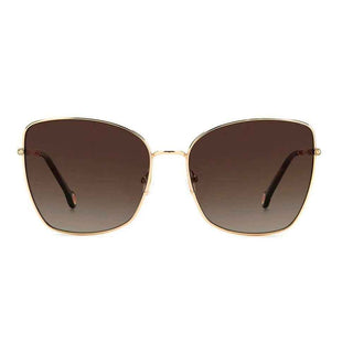 Carolina Herrera Gold Metal Sunglasses