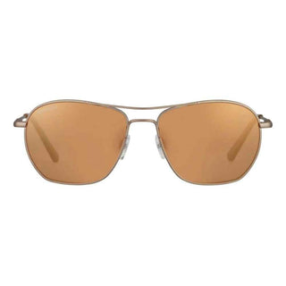 Serengeti Brown Metal Sunglasses