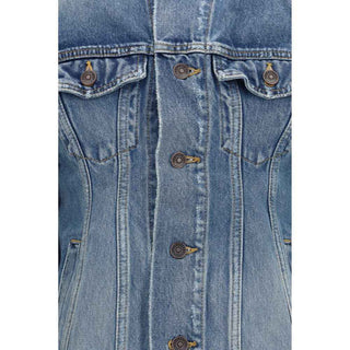 Balenciaga Blue Wool Oves Aries Denim Jacket