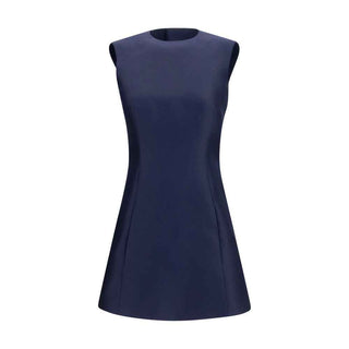 Balenciaga Blue Wool Oves Aries Casual Dress