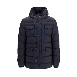 Herno Black Polyester Full-Length Jacket