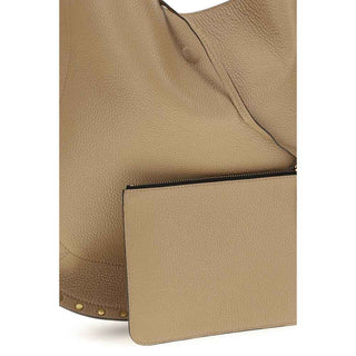 Isabel Marant Beige Calf Leather Bos Taurus Shoulder Bag