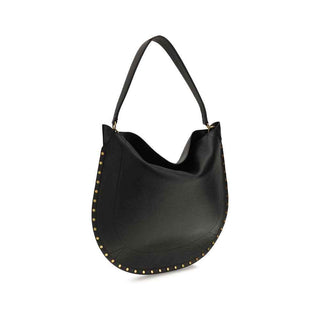 Isabel Marant Black Calf Leather Bos Taurus Shoulder Bag