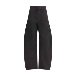 Lemaire Black Cotton Casual Pants