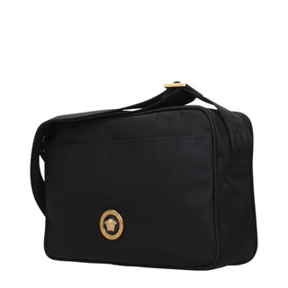 Versace Black Fabric Crossbody Bag