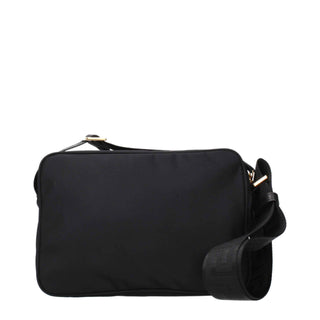 Versace Black Fabric Crossbody Bag