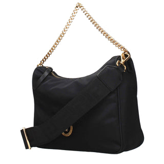 Versace Black Fabric Handbag