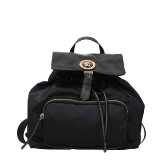 Versace Black Fabric Backpack