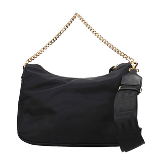 Versace Black Fabric Handbag