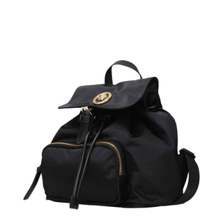 Versace Black Fabric Backpack