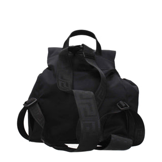 Versace Black Fabric Backpack
