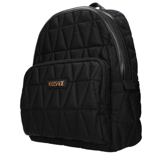 Versace Black Fabric Backpack